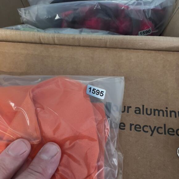 Tyndale FR Full Zip / Snap Cover Shirt Men L Safety Orange Union Made USA Smock - Picture 14 of 14